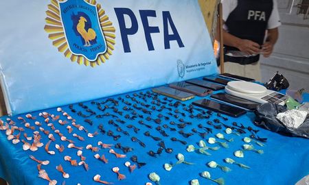 La PFA secuestró varias dosis de cocaína fraccionadas para la venta al menudeo. La PFA secuestró varias dosis de cocaína fraccionadas para la venta al menudeo.