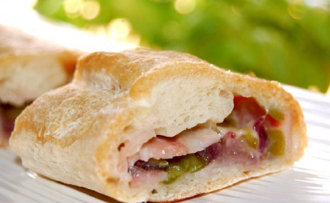 Cómo hacer pan relleno con jamón