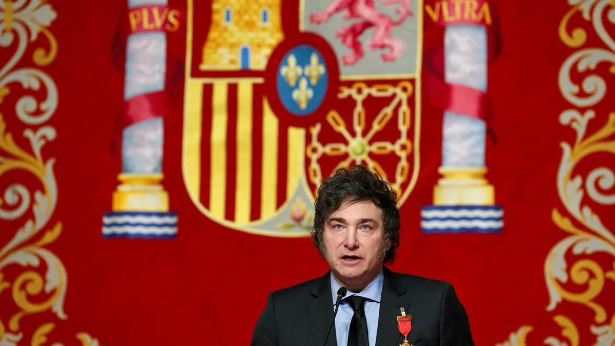 El famoso youtuber que cenó junto a Javier Milei en España.