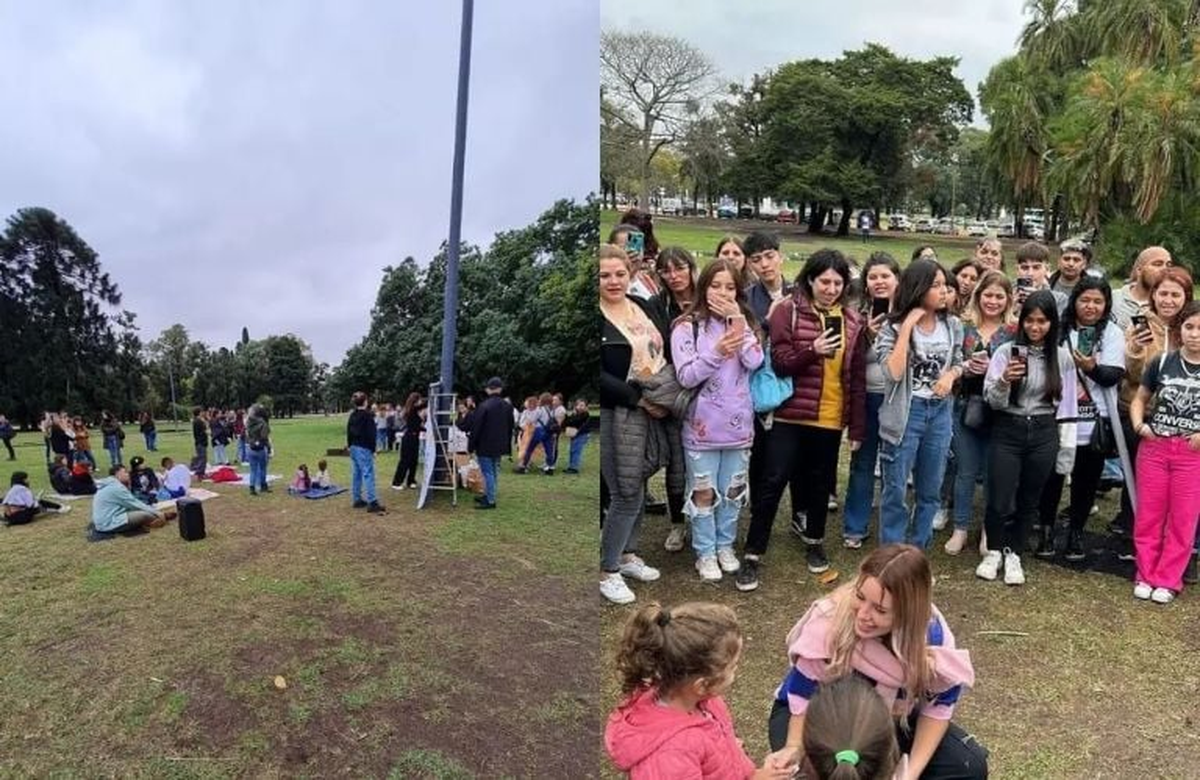 Coti Romero invitó a sus fanáticos a encontrarse en Palermo, pero fue la burla de todos por la poca convocatoria.