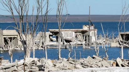 Escapada a Villa Epecuén, un pueblo abandona que fue escenario de una película de terror