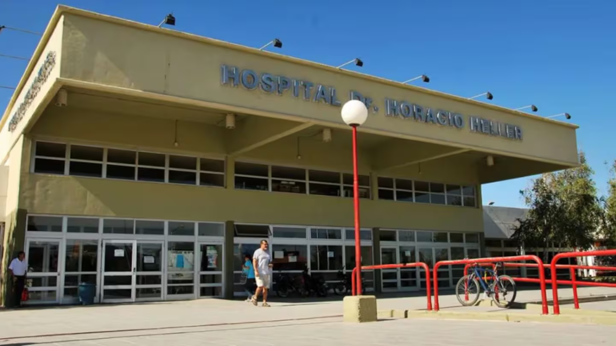 El hospital Heller de Neuquén, donde murió el bebé de un año y medio. El hospital Heller de Neuquén, donde murió el bebé de un año y medio.