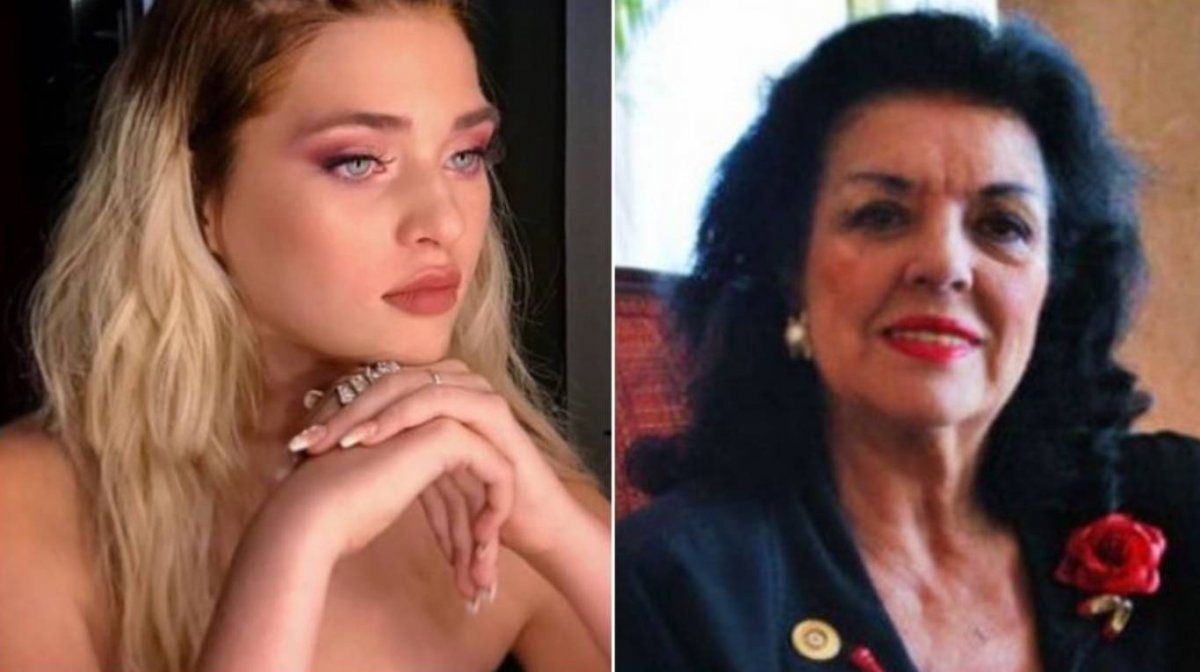 Marta Fort se despidió de su abuela.