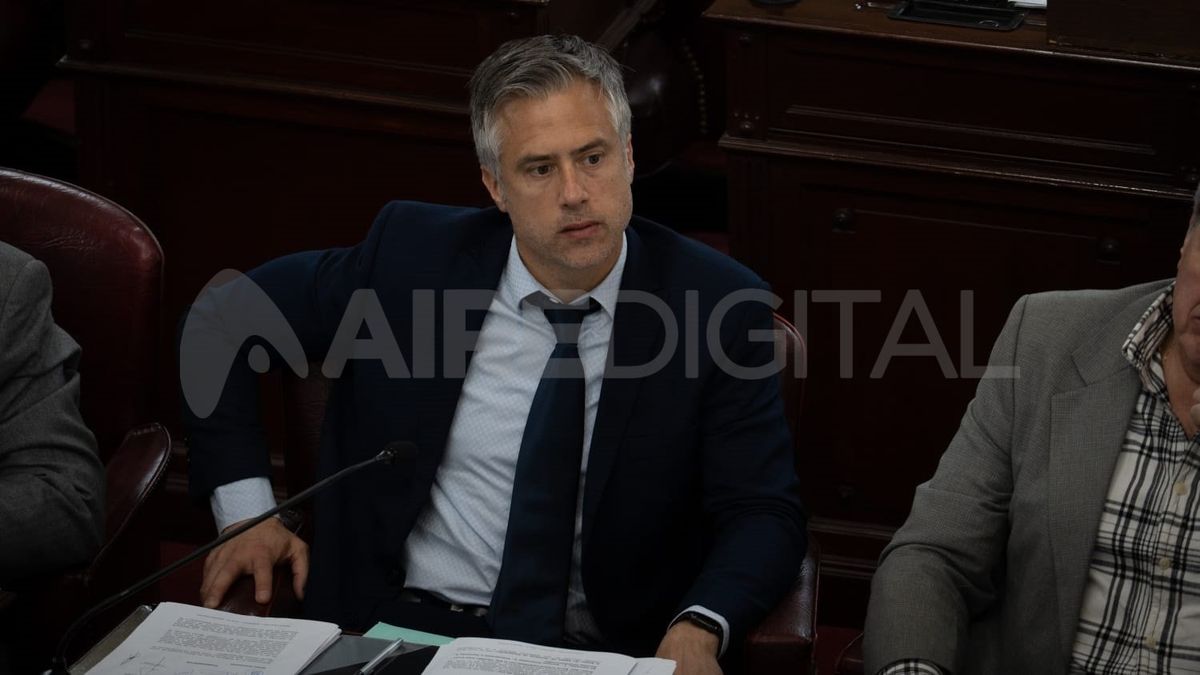 Leandro Busatto, jefe del bloque de diputados provinciales del Frente de Todos.