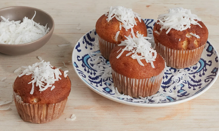 La receta sencilla para hacer los más ricos muffins de coco y leche condensada La receta sencilla para hacer los más ricos muffins de coco y leche condensada