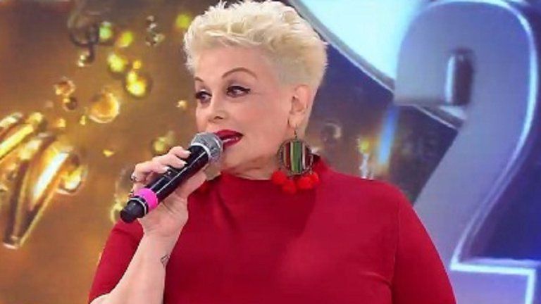 Carmen Barbieri, después de la lesión, volvió a la pista del Cantando.