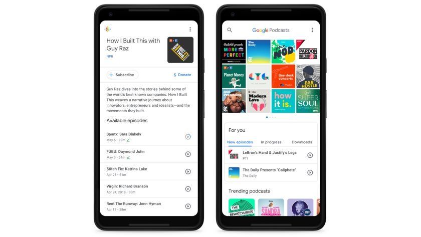 Google Podcast en su nueva actualización deja añadir RSS privadas para las suscripciones de servicios de terceros.