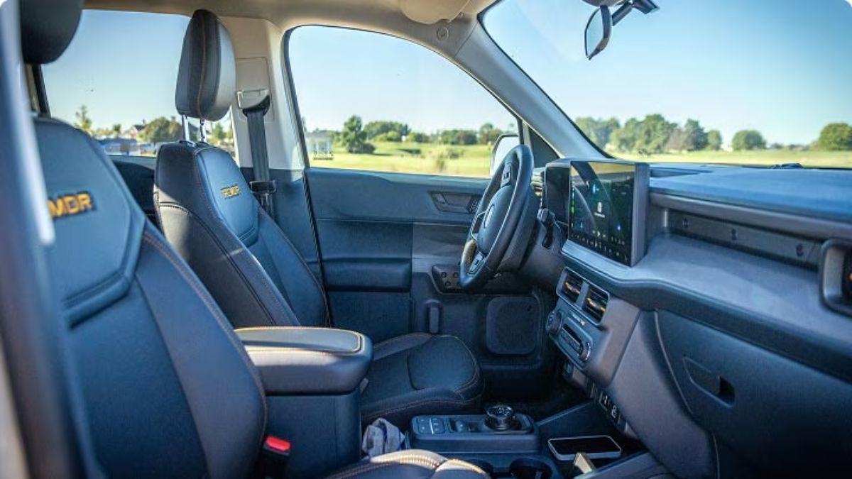 Así es el interior de la Ford Maverick. 