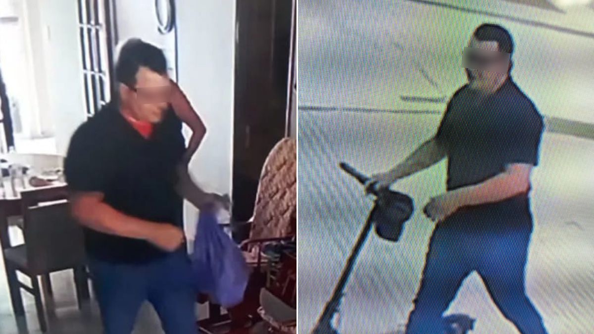 El ladrón llegó a la vivienda