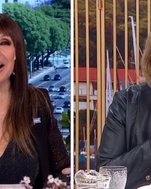 Georgina Barbarossa y Moria Casán unieron las transmisiones de Telefe y El Trece en un dúplex histórico. Georgina Barbarossa y Moria Casán unieron las transmisiones de Telefe y El Trece en un dúplex histórico.
