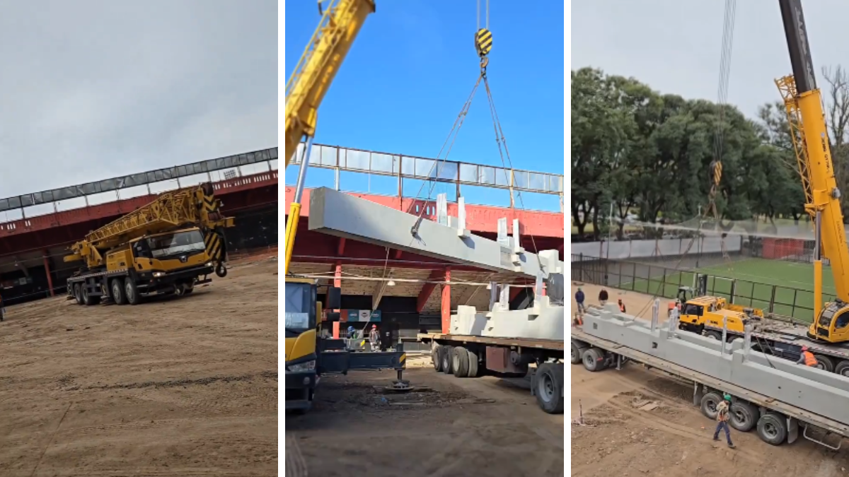 Newells avanza con la nueva tribuna del Marcelo Bielsa.