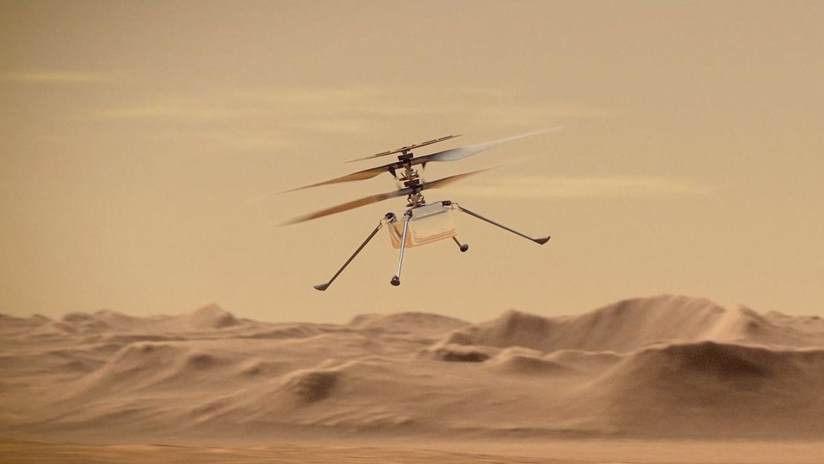 El Ingenuity lleva cámaras y micrófono incorporados para documentar el vuelo desde su perspectiva.