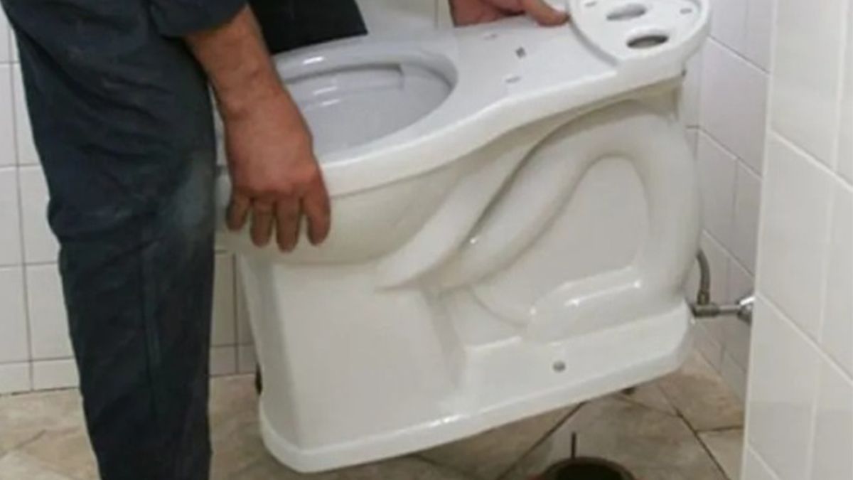 El sanitario fue sustraído del baño de mujeres del establecimiento. 