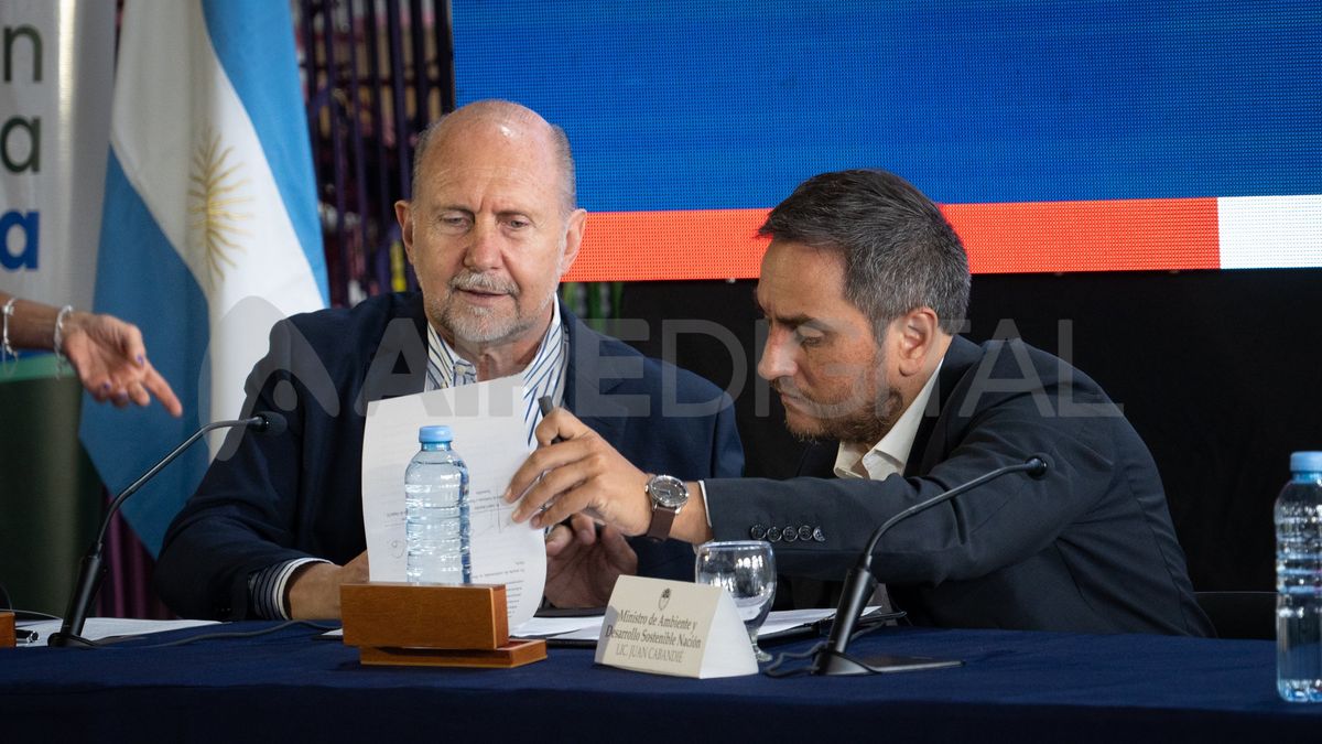 El gobernador Perotti compartió agenda este jueves con el minitro Cabandié. Tras esa reunión