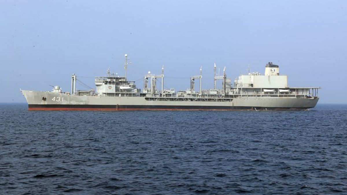 ‘Jark’ era el mayor barco de Irán en cuanto a tonelaje.