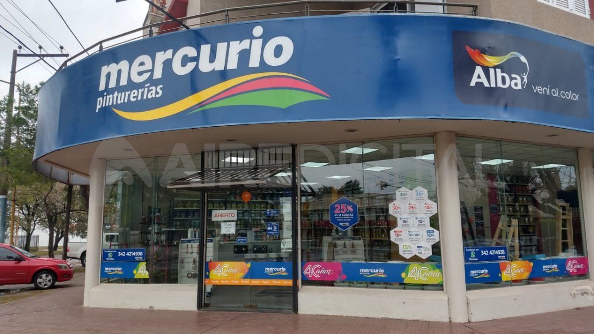 Santo Tomé: la pinturería que fue blanco de los ladrones está ubicada en avenida Luján y Lisandro de la Torre