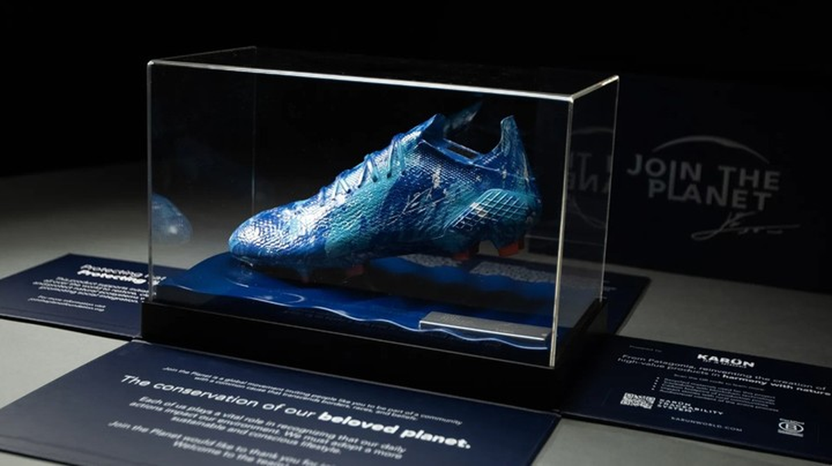 Así se ven los exclusivos botines de Messi.