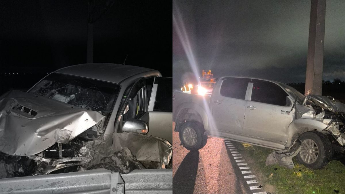 El accidente, que involucró a una camioneta y a un caballo ocurrió esta madrugada.
