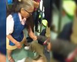 le dio terrible paliza a depravado que quiso violarla en el metro le dio terrible paliza a depravado que quiso violarla en el metro