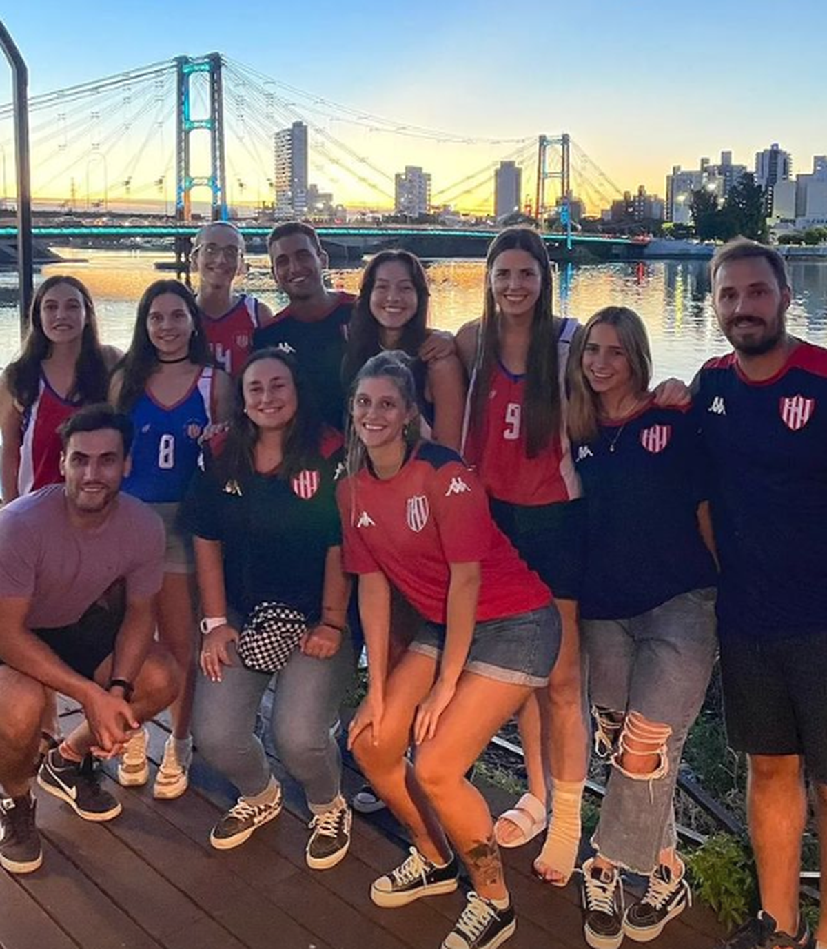 El equipo de vóley de Unión. El equipo de vóley de Unión.