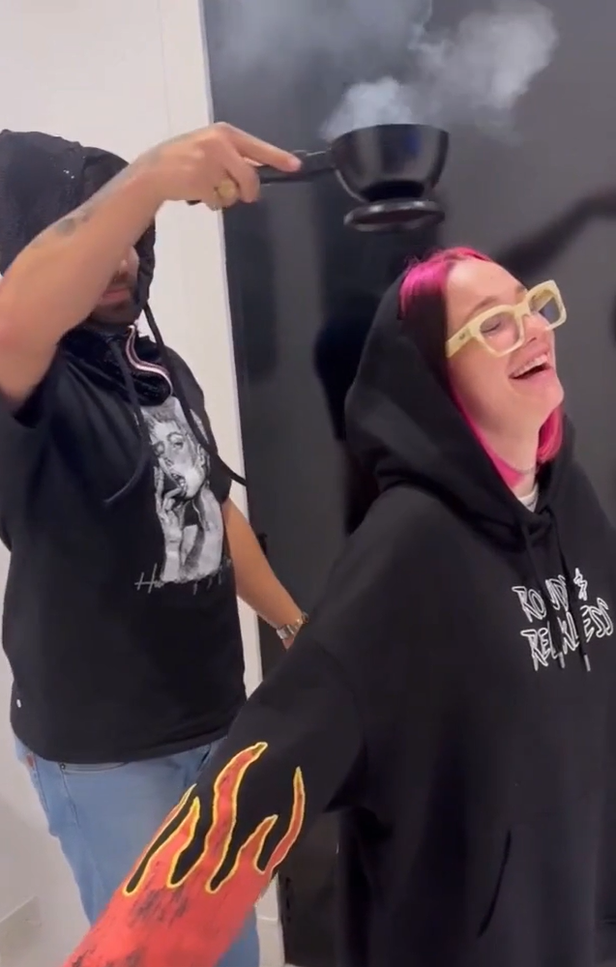 La Joaqui reveló el extraño ritual que realiza antes de sus shows. (Captura de Instagram)