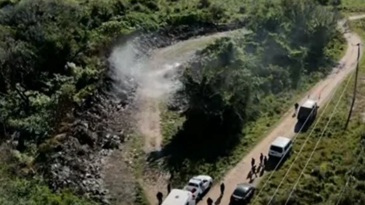 Rastrillajes en el basural donde Laudelina señaló que estaría Loan