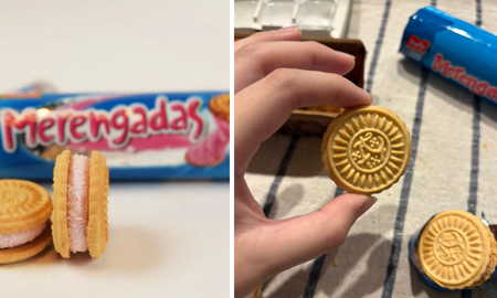 Qué significa el símbolo que tienen las galletitas Merengadas. Qué significa el símbolo que tienen las galletitas Merengadas.