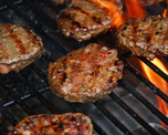 Hamburguesas caseras para la parrilla. Hamburguesas caseras para la parrilla.