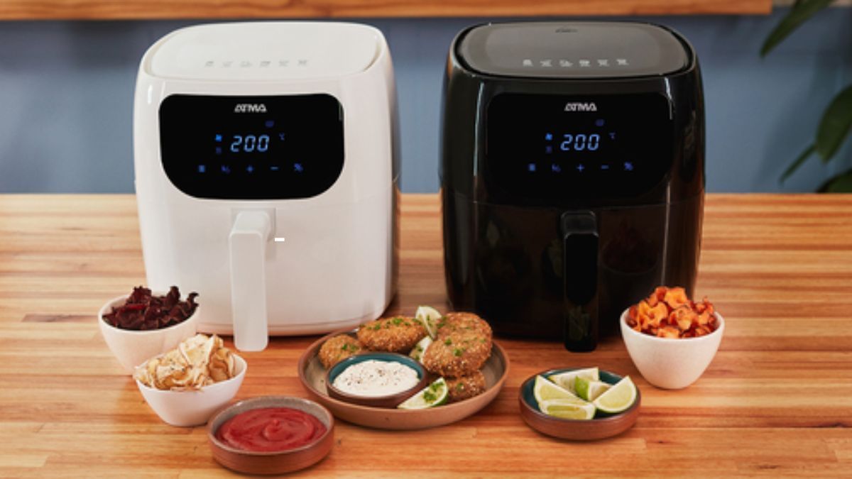La freidora de aire prepara comidas crujientes y sabrosas sin necesidad de usar aceite. La freidora de aire prepara comidas crujientes y sabrosas sin necesidad de usar aceite.