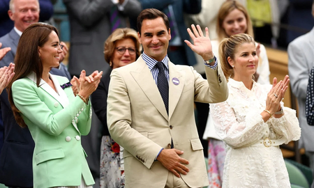Roger Federer fue homenajeado en Wimbledon, torneo que ganó en ocho ocasiones. Roger Federer fue homenajeado en Wimbledon, torneo que ganó en ocho ocasiones.