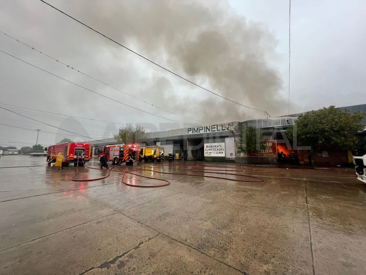 El incendio quedó controlado alrededor de las 20 tras el trabajo de bomberos.
