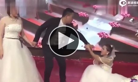 Apareció la ex pareja en su casamiento vestida de novia y le rogó que volviese con ella