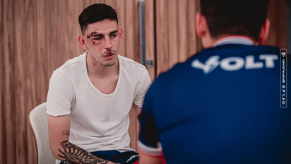 Gonzalo Escobar habló tras ser atacado con piedras por hinchas rivales: 