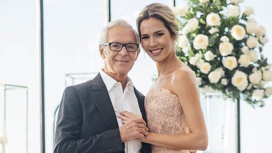 Eduardo Costantini junto a su esposa Elina Fernández. (Foto de archivo) Eduardo Costantini junto a su esposa Elina Fernández. (Foto de archivo)