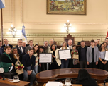 El acto se desarrolló en el recinto y fue encabezado por el presidente provisional del Senado, Felipe Michlig. El acto se desarrolló en el recinto y fue encabezado por el presidente provisional del Senado, Felipe Michlig.