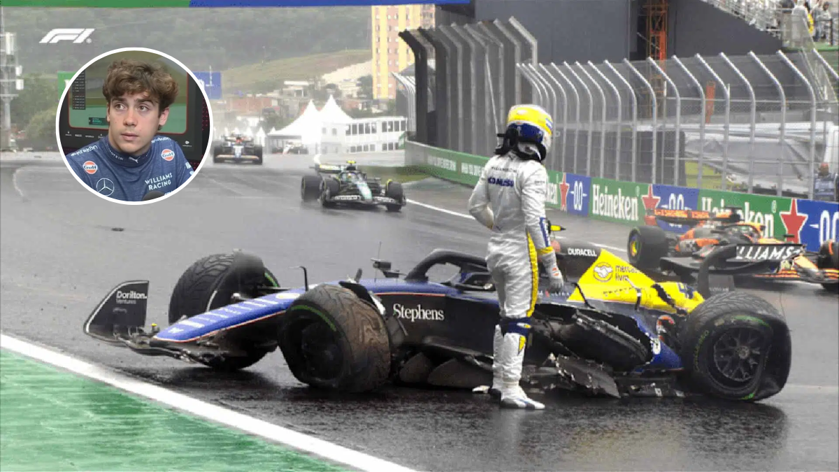 Revelaron cuánto dinero gastó Williams por los choques de Franco Colapinto: lo liquidaron