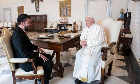 el secretario de culto, nahuel sotelo, se reunio en roma con el papa francisco el secretario de culto, nahuel sotelo, se reunio en roma con el papa francisco