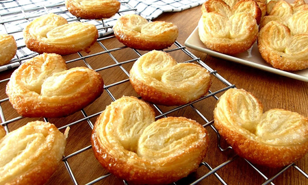 Palmeritas con masa de tarta: una delicia rápida y fácil Palmeritas con masa de tarta: una delicia rápida y fácil