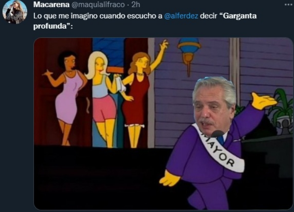 Los mejores memes del insólito furcio de Alberto: Garganta profunda