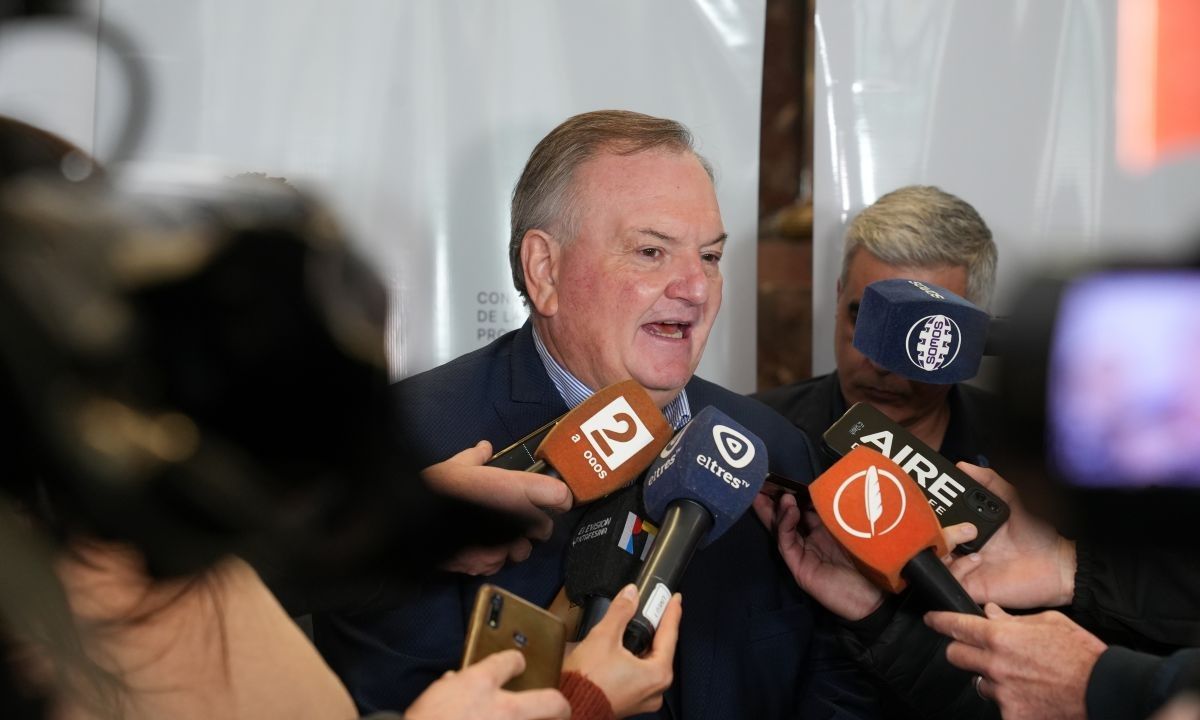 Felipe Michlig fue el presidente de la Convención constituyente que esta semana llega a su fin.