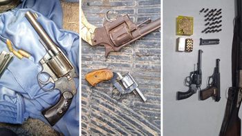 La Policía secuestró 19 armas de fuego en la ciudad de Santa Fe