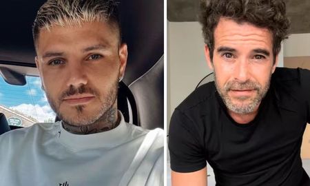 Nicolás Cabré y Mauro Icardi vivieron un agradable momento en familia en el entrenamiento de Rufina, la hija del actor. Nicolás Cabré y Mauro Icardi vivieron un agradable momento en familia en el entrenamiento de Rufina, la hija del actor.