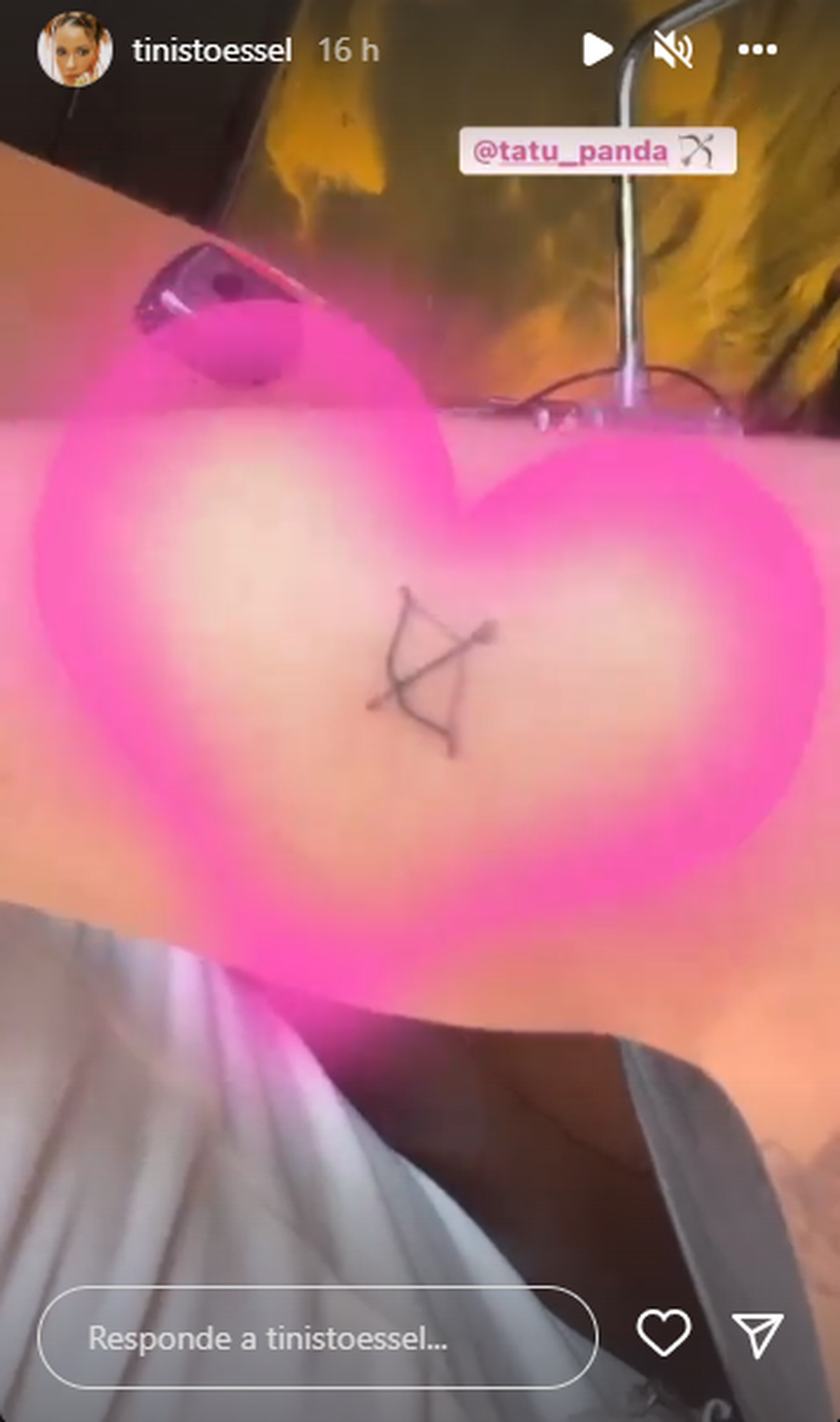 Tini Stoessel se realizó un nuevo tatuaje.