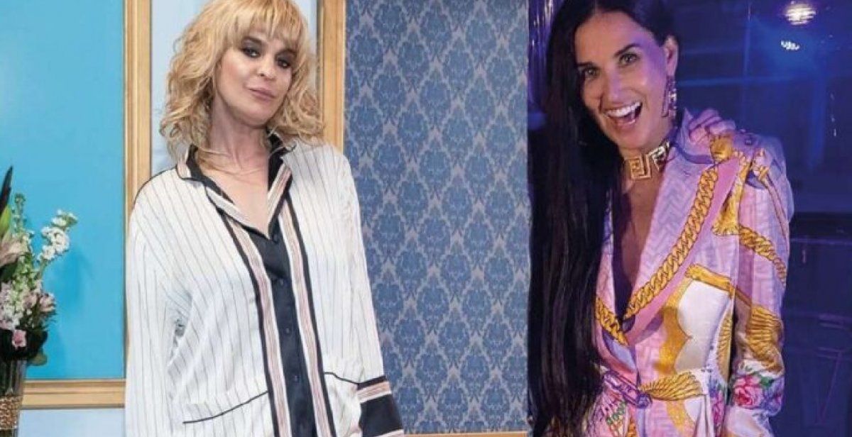 Demi Moore y Leticia Brédice imponen el look pijama estampado
