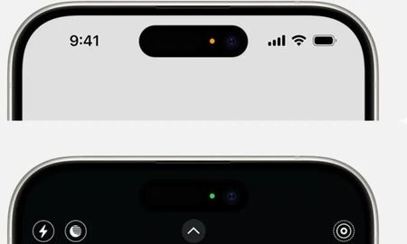Qué es el punto naranja o verde que sale en la parte de arriba de un iPhone o Android. Qué es el punto naranja o verde que sale en la parte de arriba de un iPhone o Android.