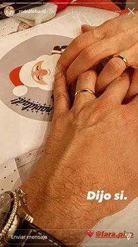 Rodolfo Barili y su romántica propuesta de casamiento. 