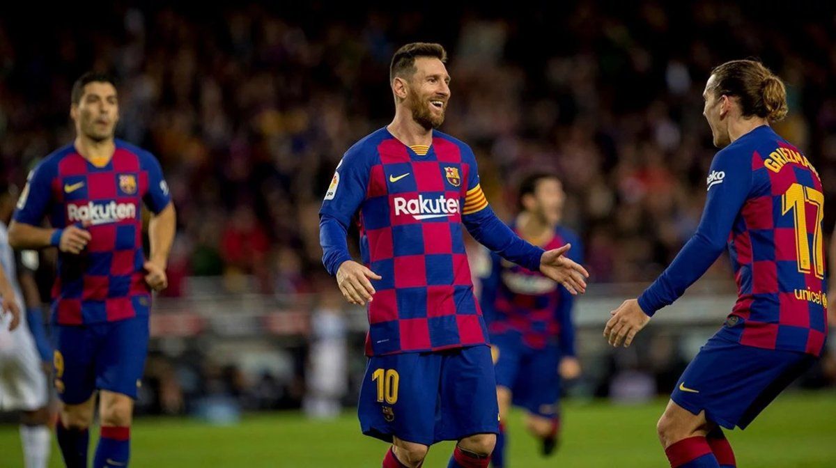 Messi marcó en la goleada de Barcelona sobre Alavés