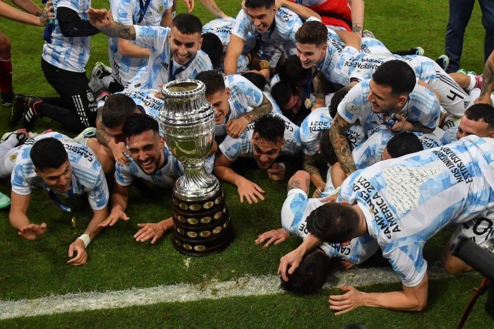 La Selección Argentina se consagró en el Maracaná: las fotos del gran triunfo.