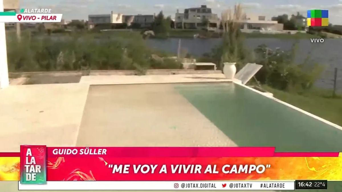 Guido Süller contó que pondrá su casa de Pilar en venta. Guido Süller contó que pondrá su casa de Pilar en venta.