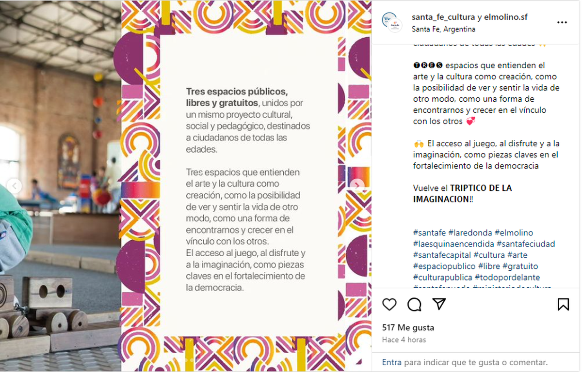 Vuelve el Tríptico de la Imaginación los fines de semana a Santa Fe. Vuelve el Tríptico de la Imaginación los fines de semana a Santa Fe.